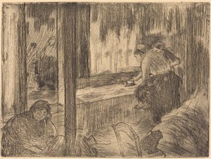 Las Lavanderas, 1879-1880 de Edgar Degas