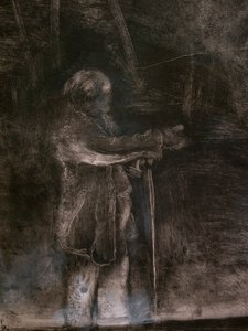 El maestro de ballet (detalle) de Edgar Degas