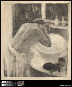 El Lavabo, c.1880-85 de Edgar Degas