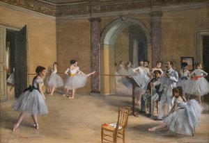 La lección de danza de Edgar Degas