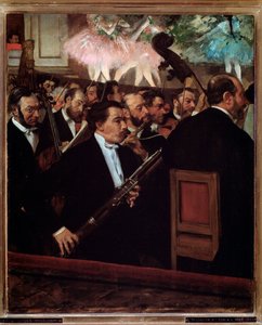 La orquesta de la Ópera de París de Edgar Degas
