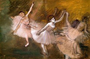 Tres bailarinas de Edgar Degas