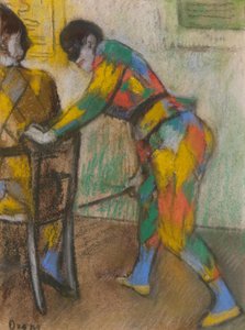 Dos arlequines de Edgar Degas