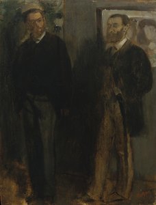 Dos hombres, ca. 1865-69 de Edgar Degas