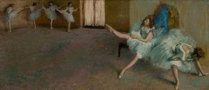 Antes del ballet de Edgar Degas