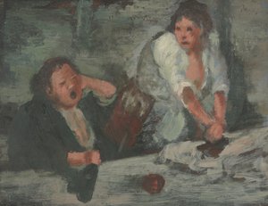 Mujeres lavando de Edgar Degas