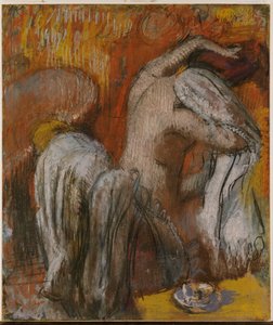 Mujer secándose de Edgar Degas