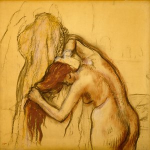Mujer secándose de Edgar Degas