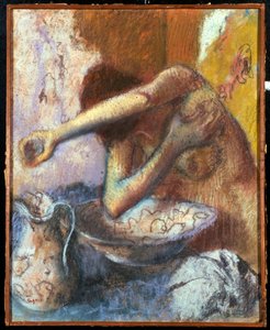Mujer en su Tocador, c.1887 de Edgar Degas
