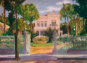 Residencia del Conde Paulo de Frontin, Petrópolis, 1914 de Edgar L Pattison