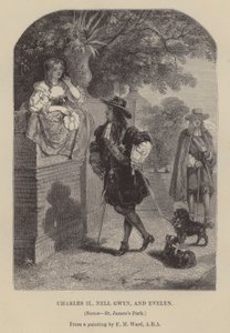 Carlos II, Nell Gwyn y Evelyn, St James