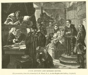 El juez Jeffreys y Richard Baxter de Edgar Melville Ward