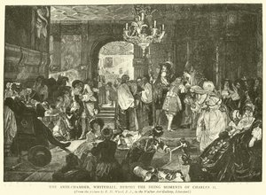 La antecámara, Whitehall, durante los últimos momentos de Carlos II