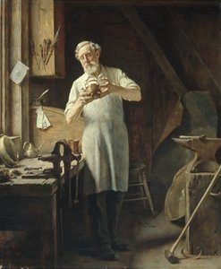 El calderero, ca. 1898 de Edgar Melville Ward