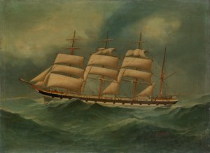 El buque Glencairn, siglo XX (pintura al óleo)