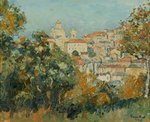 Granja italiana Hilltop de Edgar Wood