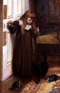 Jugando con los gatitos de Edith F. Grey