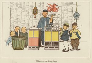 China, en la tienda de sopa de Edith Farmiloe