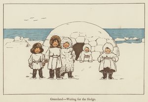 Groenlandia, esperando el trineo de Edith Farmiloe