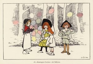 Jardines de Kensington, globos aerostáticos de Edith Farmiloe