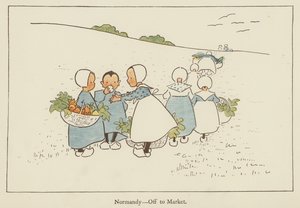 Normandía, camino al mercado de Edith Farmiloe