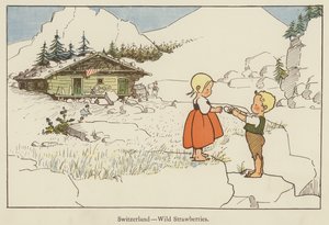 Suiza, fresas silvestres