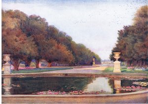 The Long Water, Hampton Court, de The Gardens of England: In the Southern and Western Counties publicado por The Studio de Edith Helena Adie