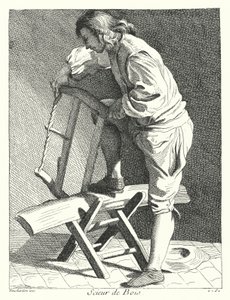 Serrador de madera (grabado)