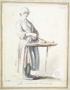 La vendedora de manzanas de Edmé Bouchardon