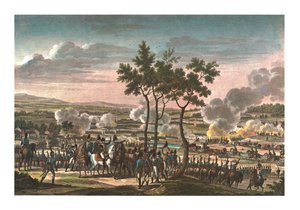 Batalla de Abensberg, 20 de abril de 1809, c1850 de Edme Bovinet