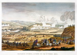 La batalla de Jena, Alemania, 14 de octubre de 1806 de Edme Bovinet