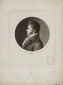 Retrato de Marie-Henri Beyle, conocido como Stendhal de Edme Quenedey