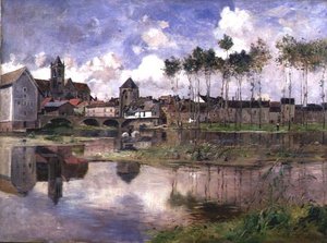 Moret-sur-Loing de Edmond Charles Yon