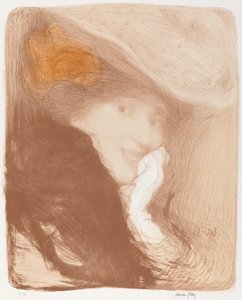 La Rieuse: Madame Albert Besnard, 1897 de Edmond François Aman Jean