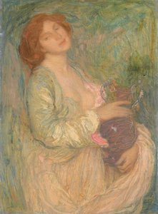 Mujer con jarrón de Edmond François Aman Jean