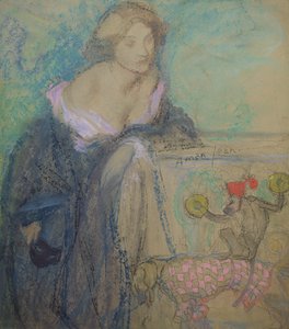 Mujer con la máscara, 1911