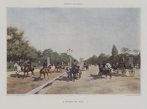 La entrada del Bois de Boulogne