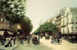 El Boulevard des Italiens de Edmond Georges Grandjean
