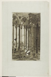 La Galería de Notre-Dame, París de Edmond Gosselin