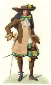 Caballero francés en traje ceremonial de Edmond Lechevallier Chevignard