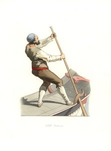 Gondolero veneciano de Edmond Lechevallier Chevignard