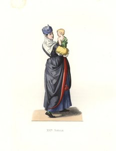 Mujer de Bayona de Edmond Lechevallier Chevignard