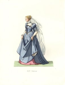 Joven mujer de Rávena, siglo XVI de Edmond Lechevallier Chevignard