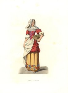 Campesina, Francia de Edmond Lechevallier Chevignard
