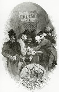Emargement - ilustración de Napoleón el Pequeño, siglo XIX de Edmond Morin