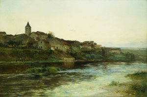Un pueblo fluvial francés de Edmond Petitjean