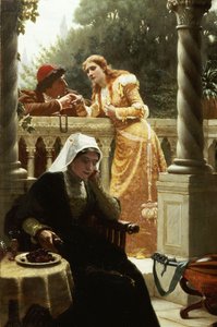 Una entrevista robada de Edmund Blair Leighton