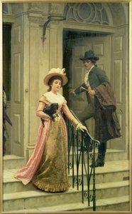Mi vecino de al lado, 1894 de Edmund Blair Leighton