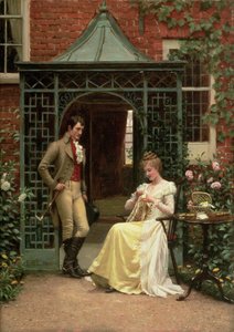 En el umbral de Edmund Blair Leighton