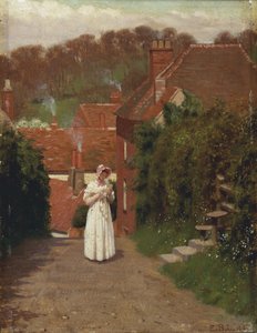 La carta de amor, 1884 de Edmund Blair Leighton